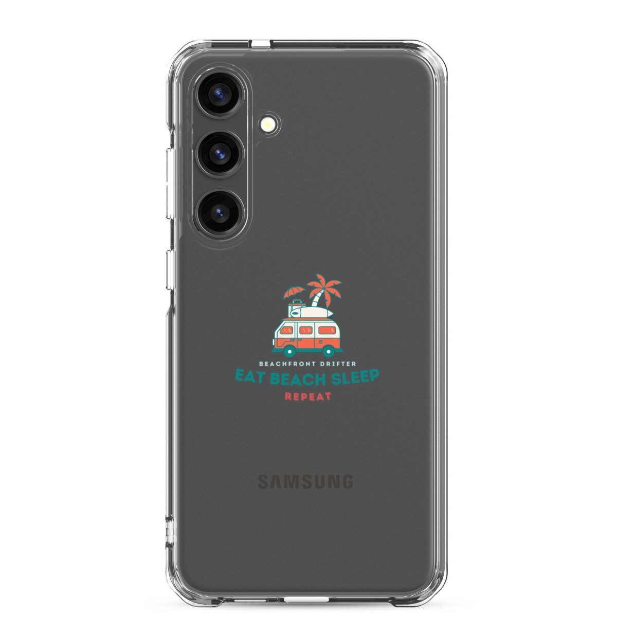 Eat Beach Sleep Clear Case for Samsung® - beachfrontdrifter