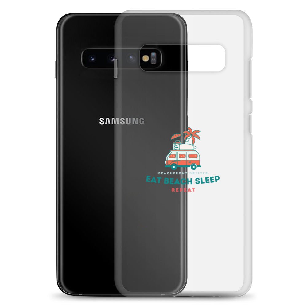 Eat Beach Sleep Clear Case for Samsung® - beachfrontdrifter