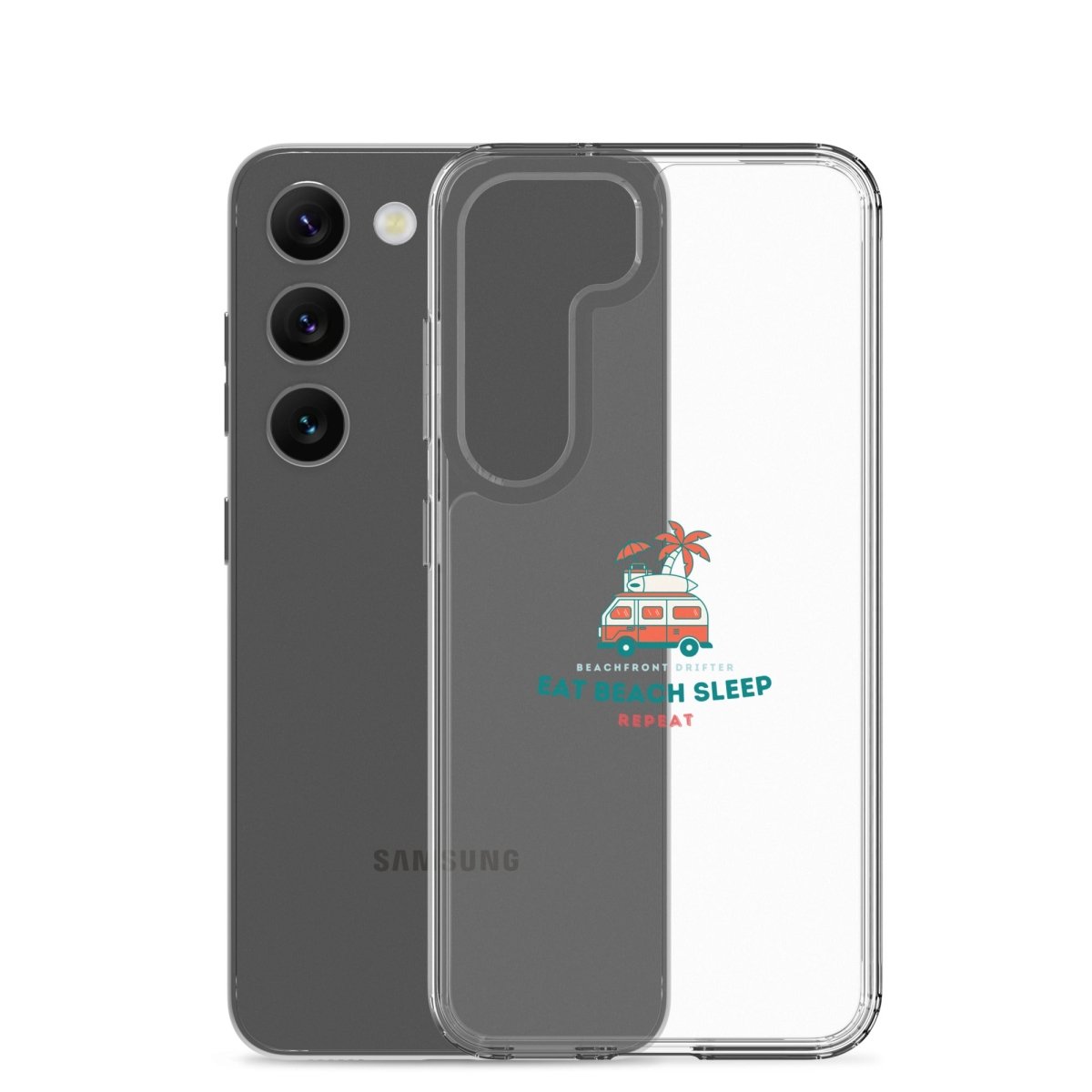 Eat Beach Sleep Clear Case for Samsung® - beachfrontdrifter