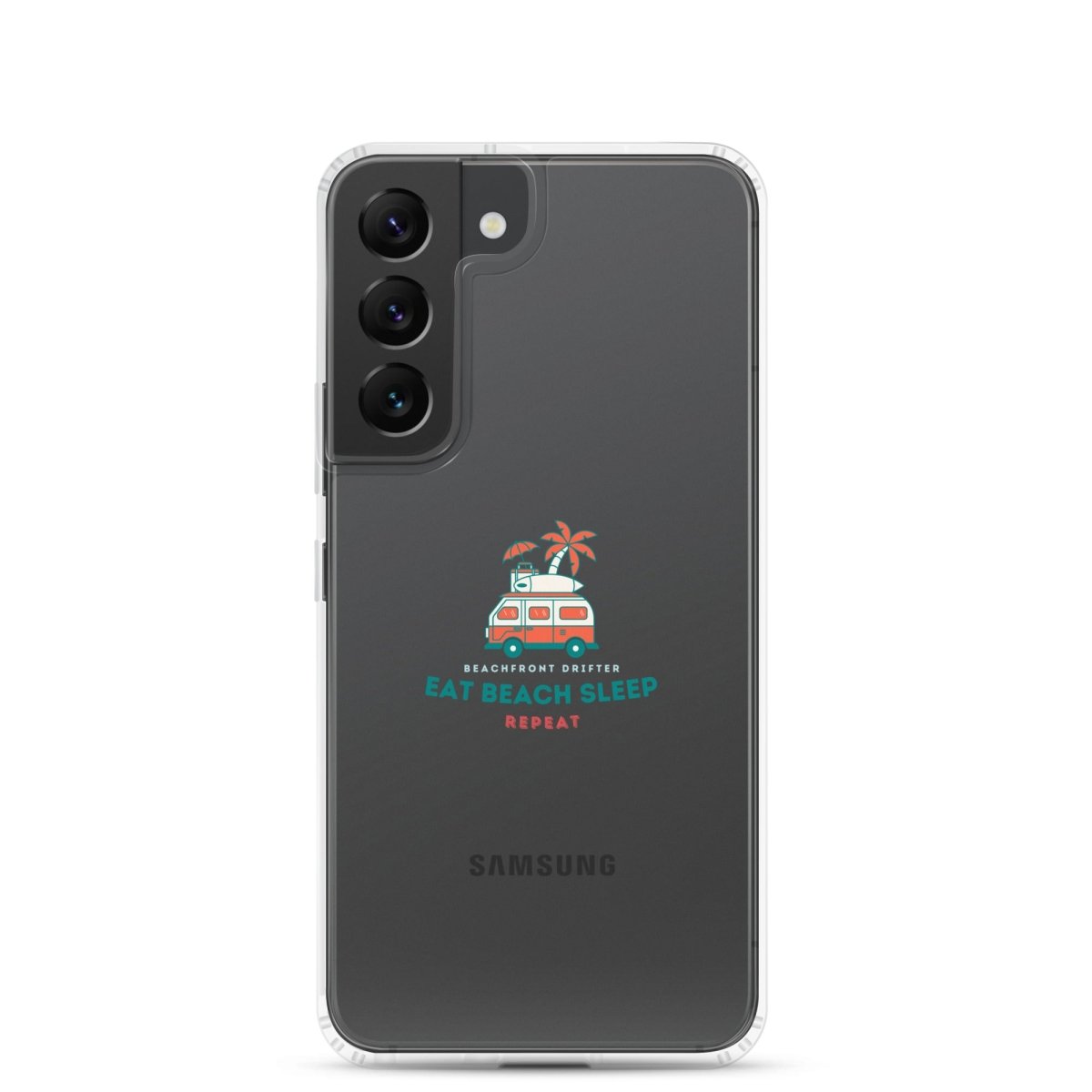 Eat Beach Sleep Clear Case for Samsung® - beachfrontdrifter