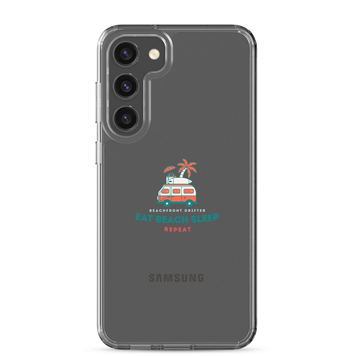 Eat Beach Sleep Clear Case for Samsung® - beachfrontdrifter