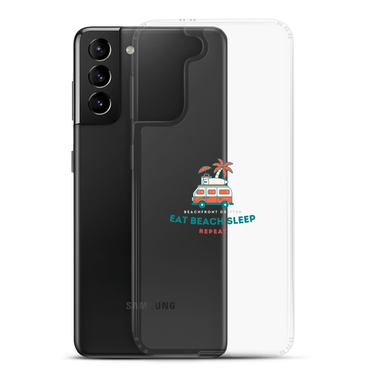 Eat Beach Sleep Clear Case for Samsung® - beachfrontdrifter