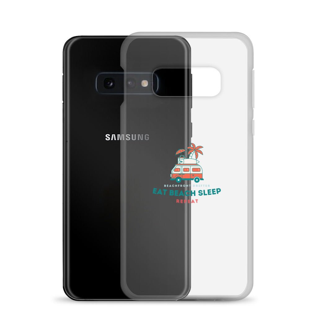 Eat Beach Sleep Clear Case for Samsung® - beachfrontdrifter