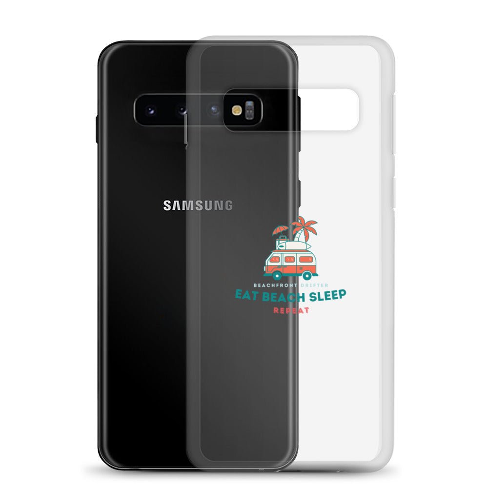 Eat Beach Sleep Clear Case for Samsung® - beachfrontdrifter