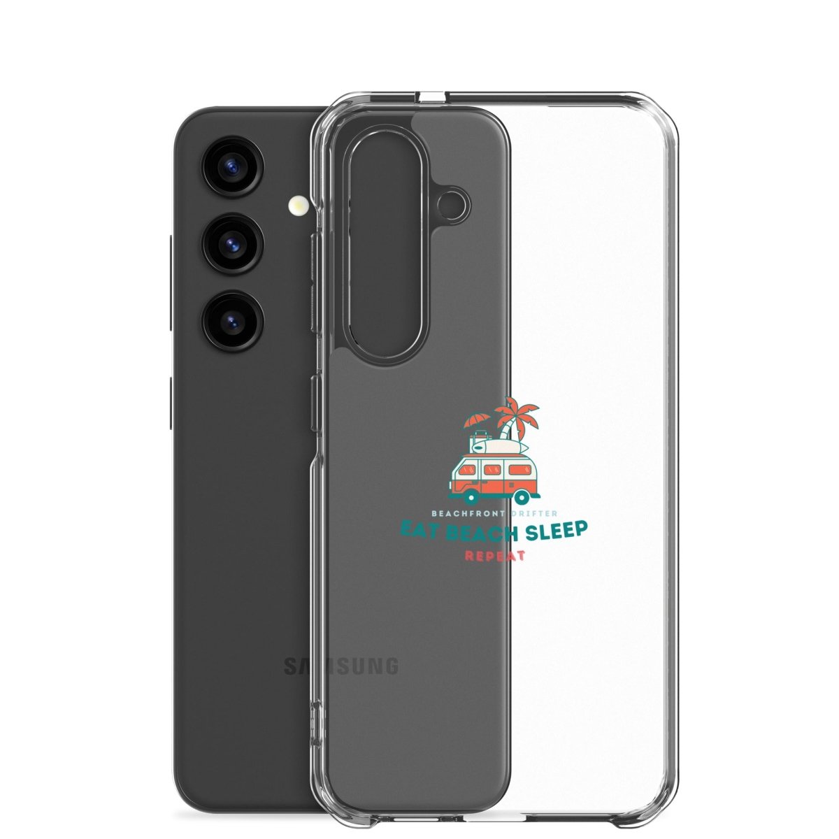 Eat Beach Sleep Clear Case for Samsung® - beachfrontdrifter