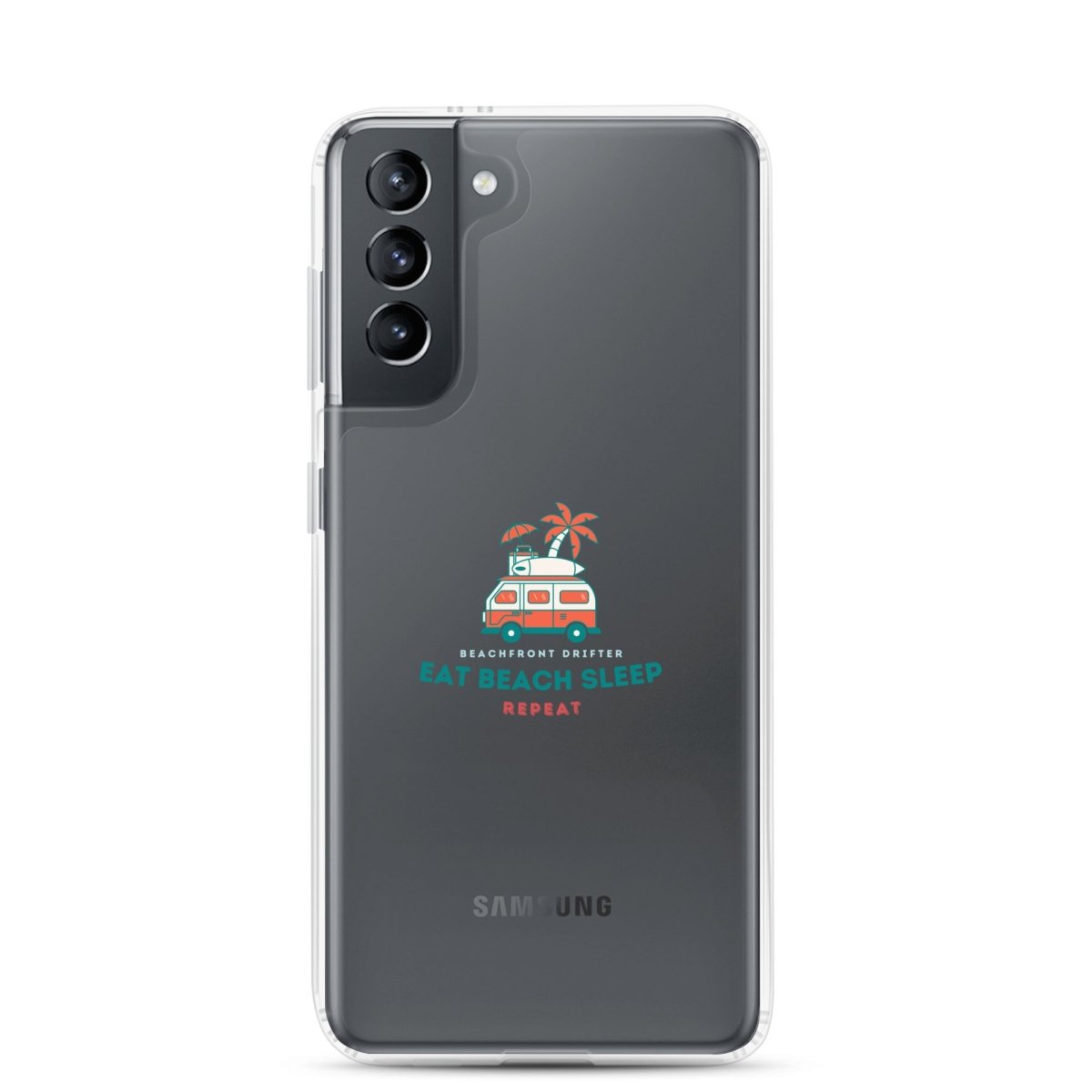 Eat Beach Sleep Clear Case for Samsung® - beachfrontdrifter