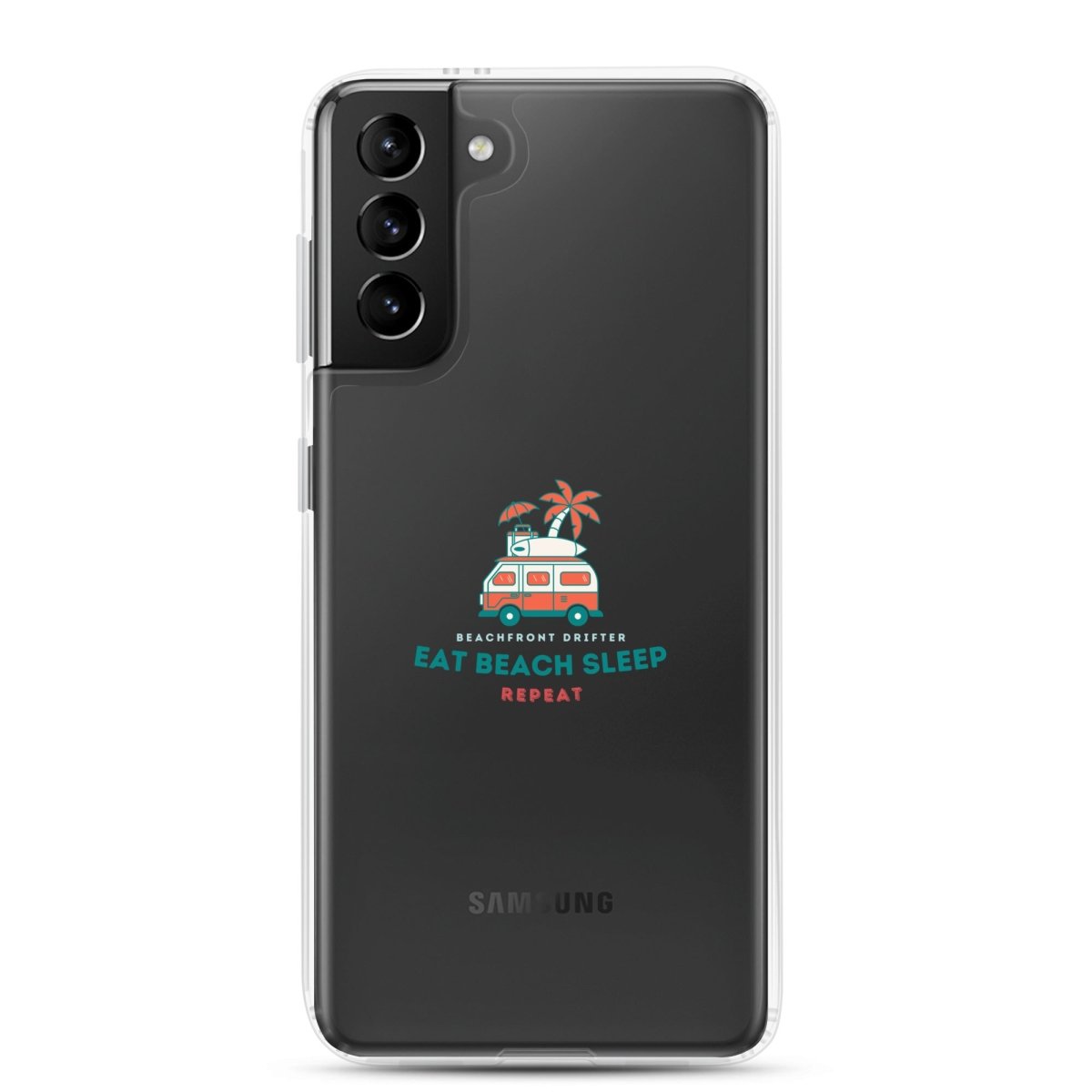 Eat Beach Sleep Clear Case for Samsung® - beachfrontdrifter