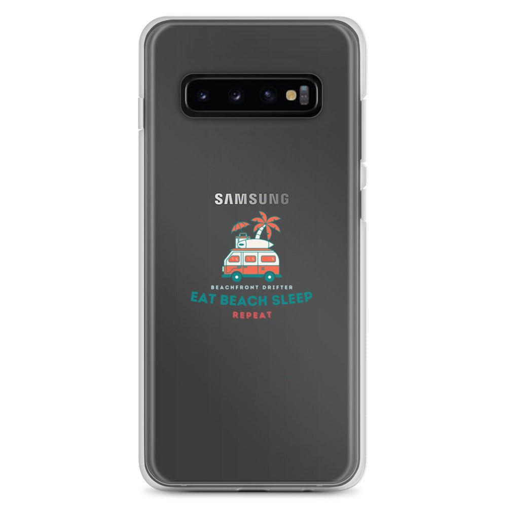 Eat Beach Sleep Clear Case for Samsung® - beachfrontdrifter