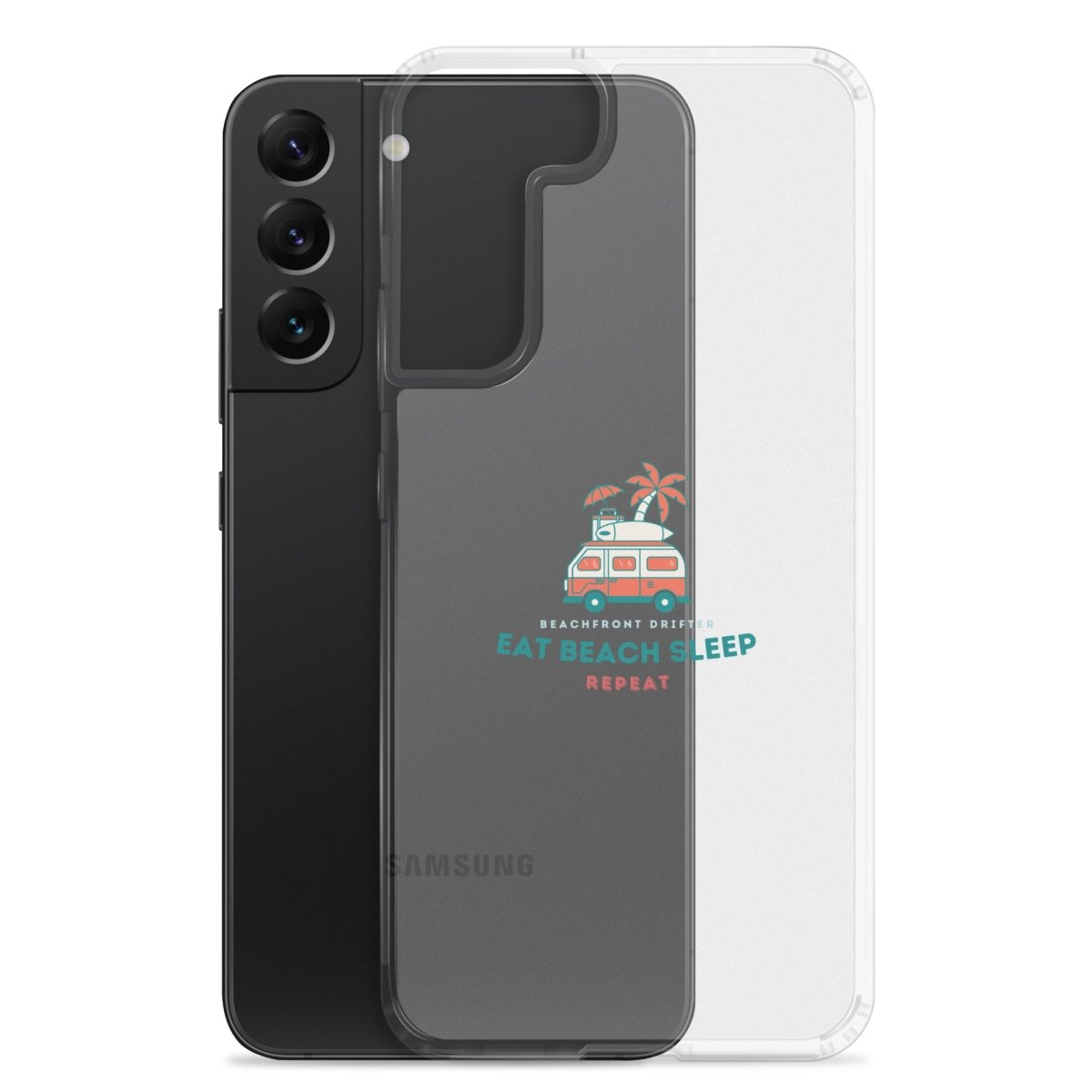 Eat Beach Sleep Clear Case for Samsung® - beachfrontdrifter