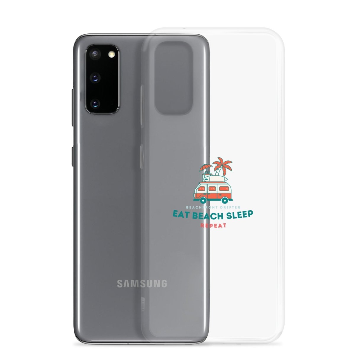 Eat Beach Sleep Clear Case for Samsung® - beachfrontdrifter