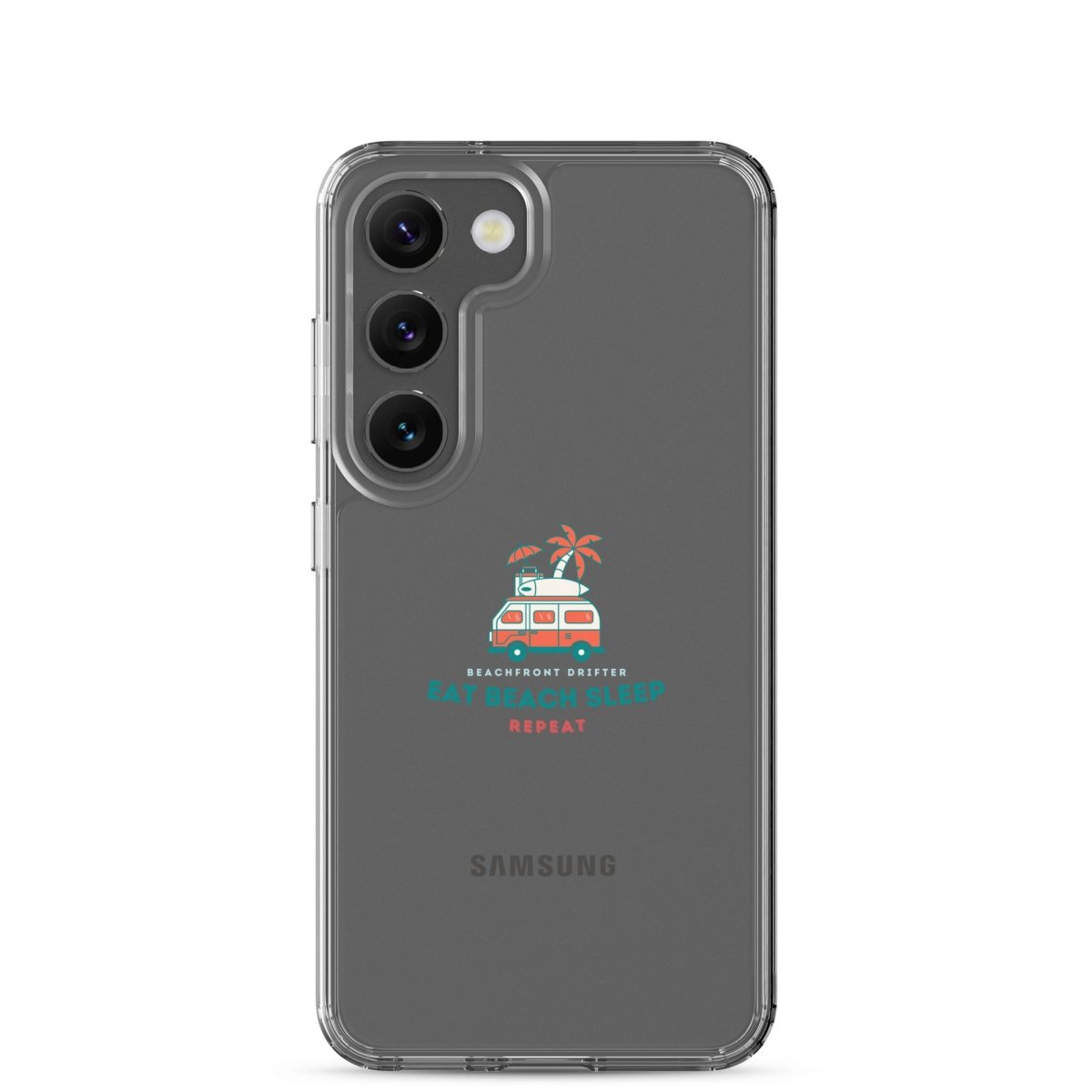 Eat Beach Sleep Clear Case for Samsung® - beachfrontdrifter