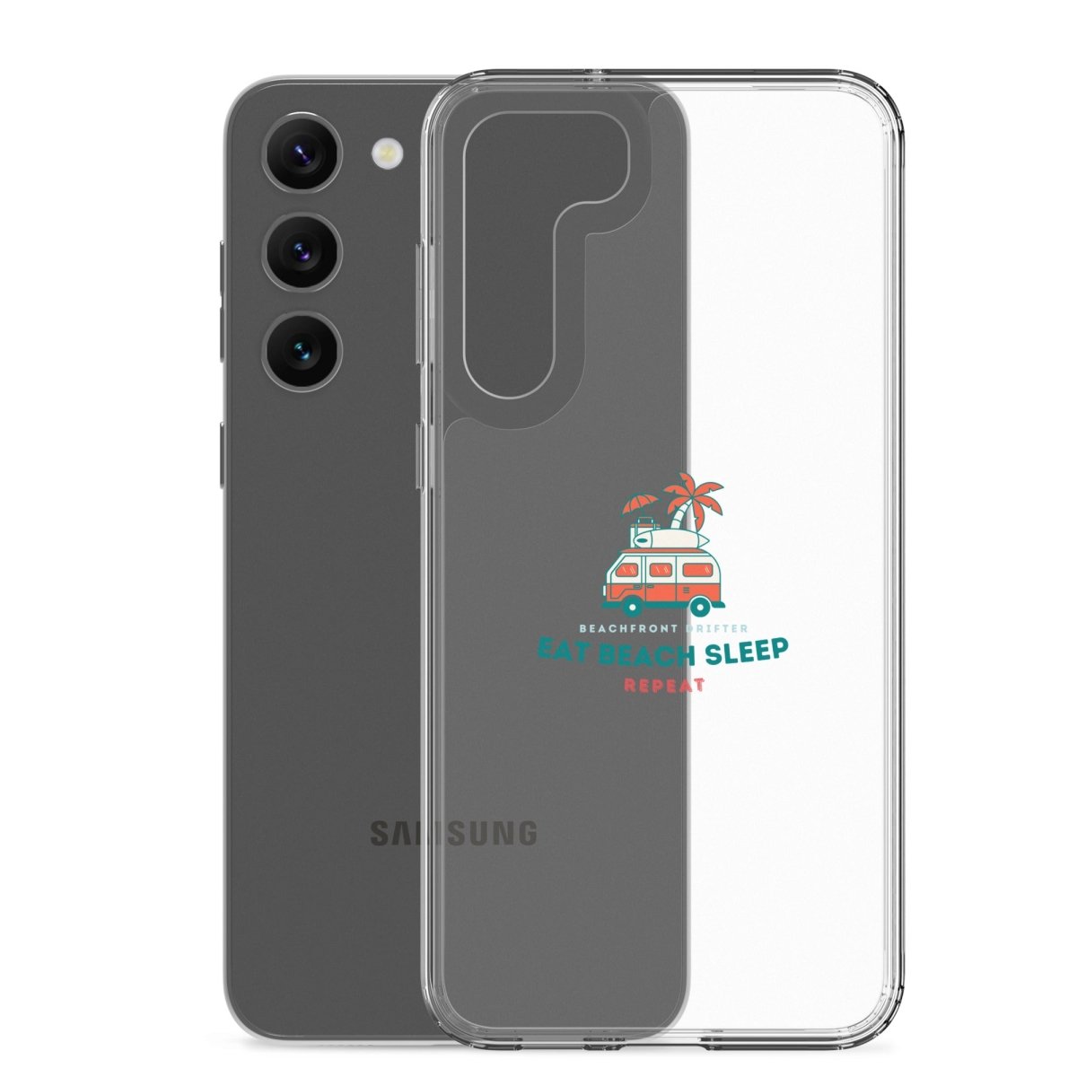 Eat Beach Sleep Clear Case for Samsung® - beachfrontdrifter