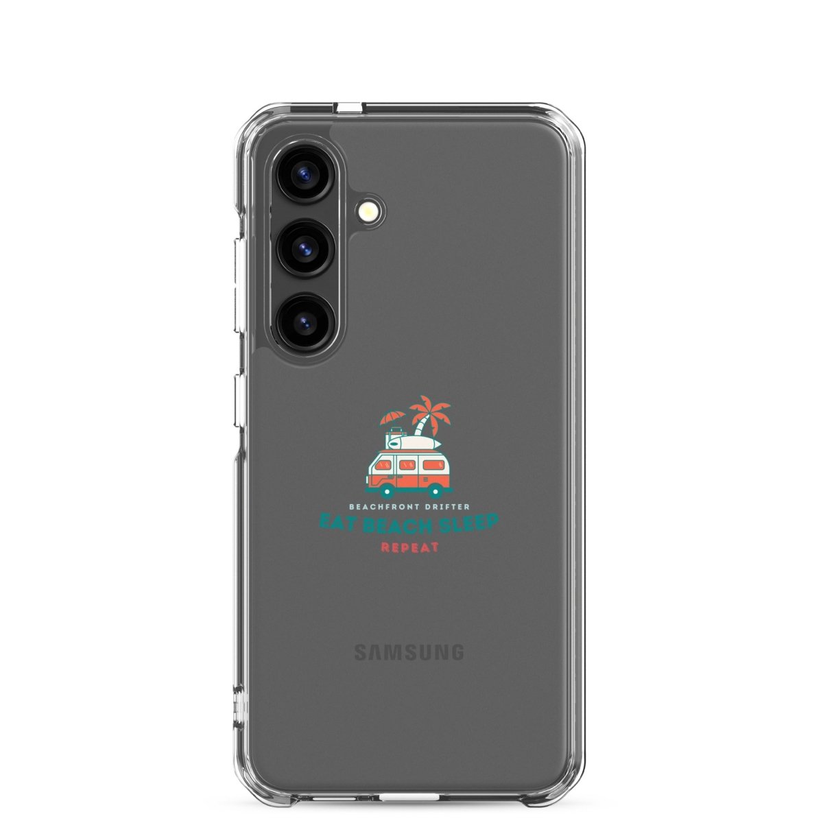 Eat Beach Sleep Clear Case for Samsung® - beachfrontdrifter