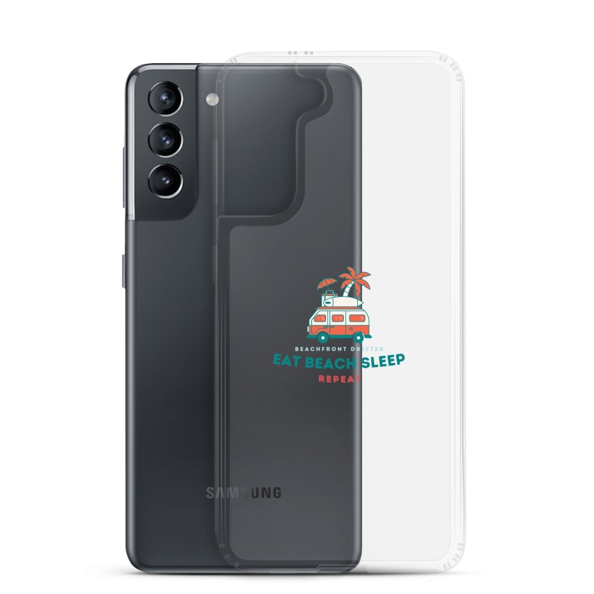 Eat Beach Sleep Clear Case for Samsung® - beachfrontdrifter