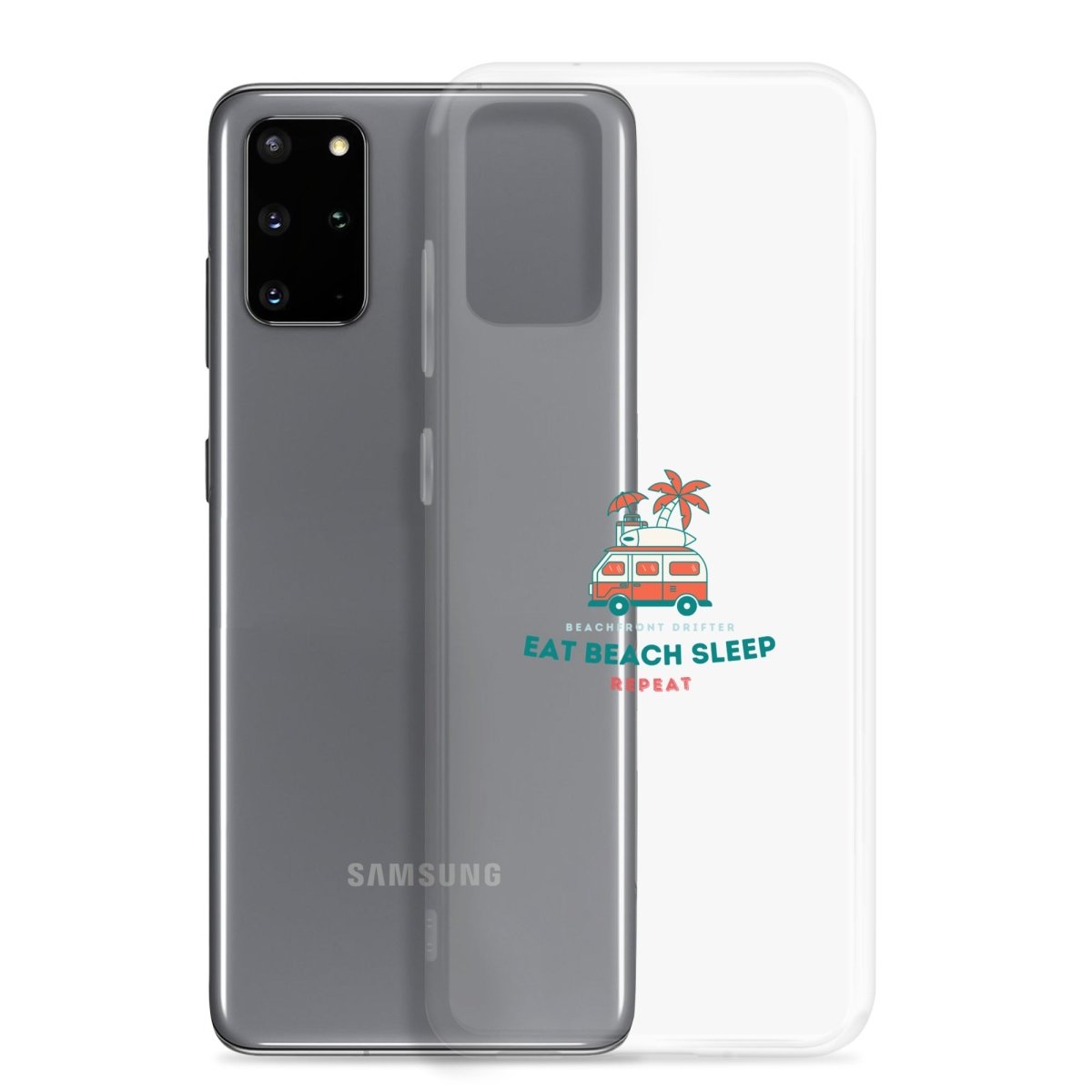 Eat Beach Sleep Clear Case for Samsung® - beachfrontdrifter