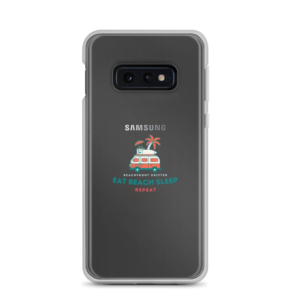 Eat Beach Sleep Clear Case for Samsung® - beachfrontdrifter