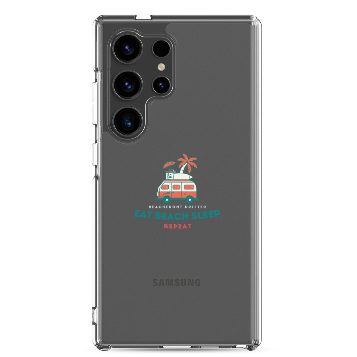 Eat Beach Sleep Clear Case for Samsung® - beachfrontdrifter