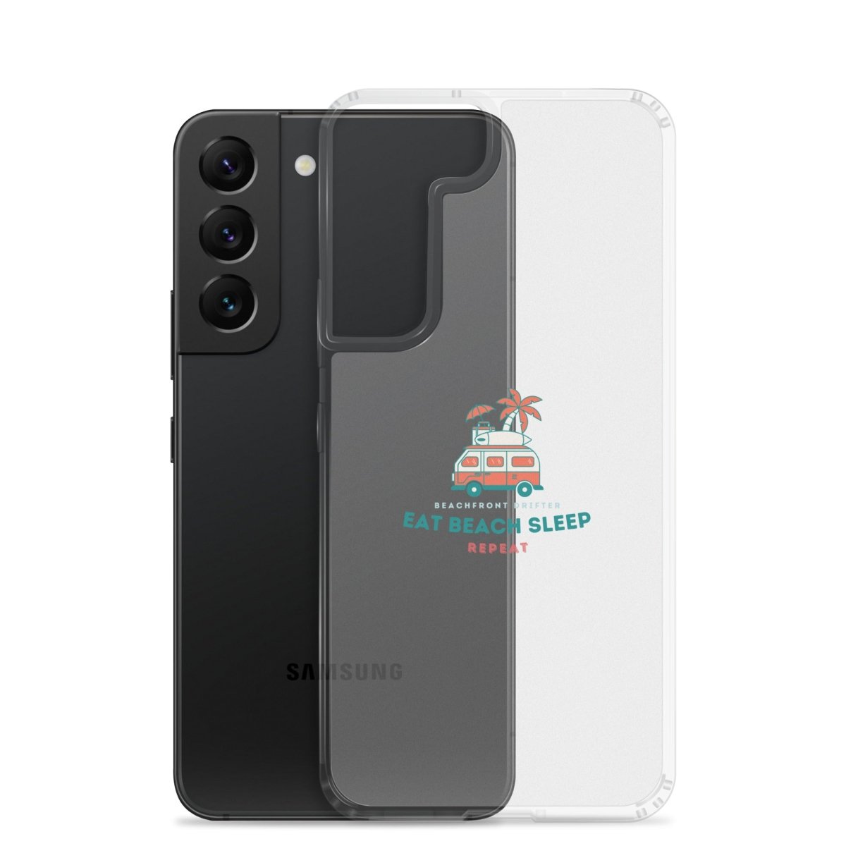 Eat Beach Sleep Clear Case for Samsung® - beachfrontdrifter