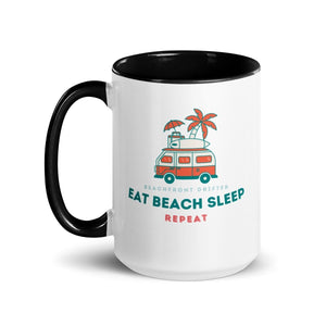 Eat Beach Sleep Repeat Mug - beachfrontdrifter