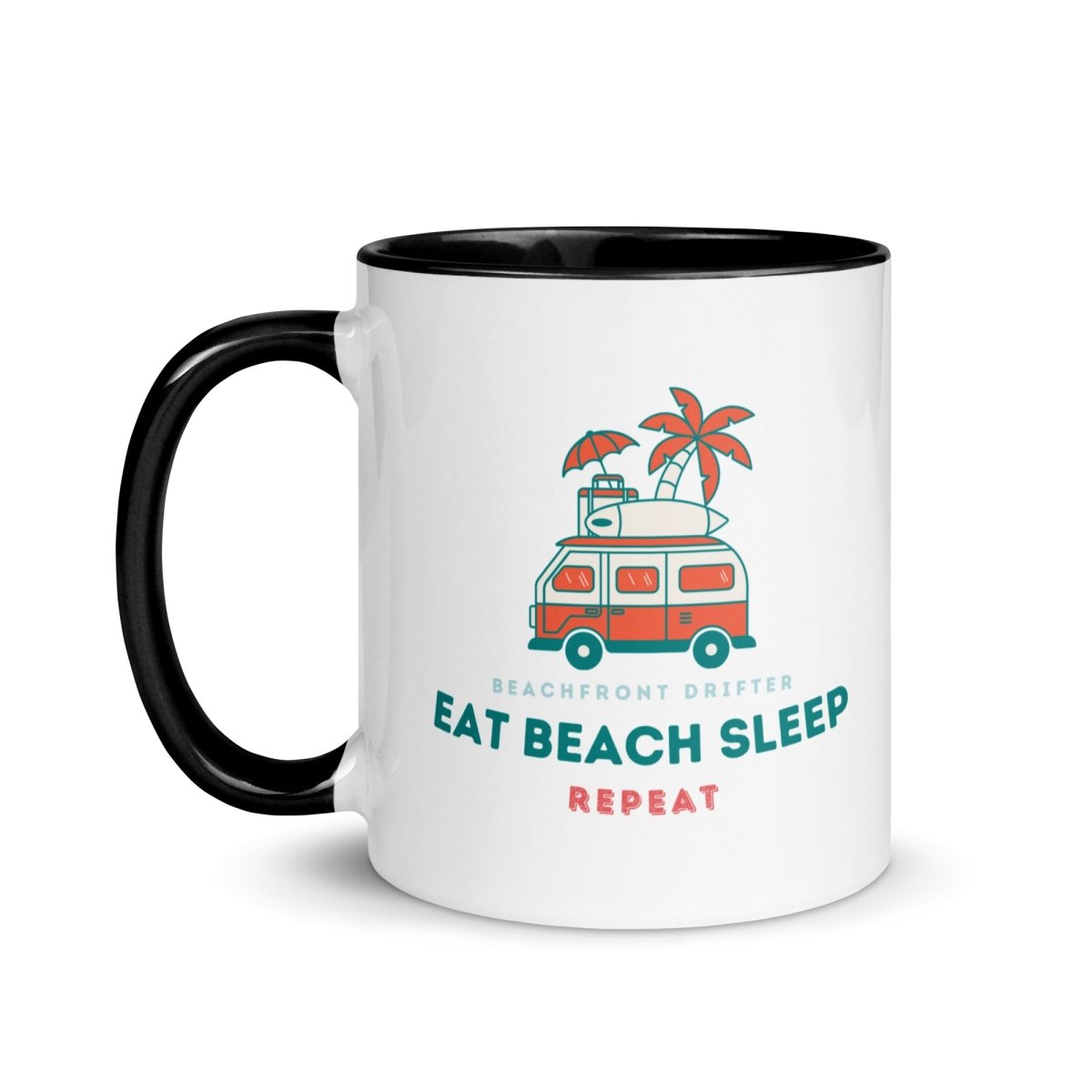 Eat Beach Sleep Repeat Mug - beachfrontdrifter