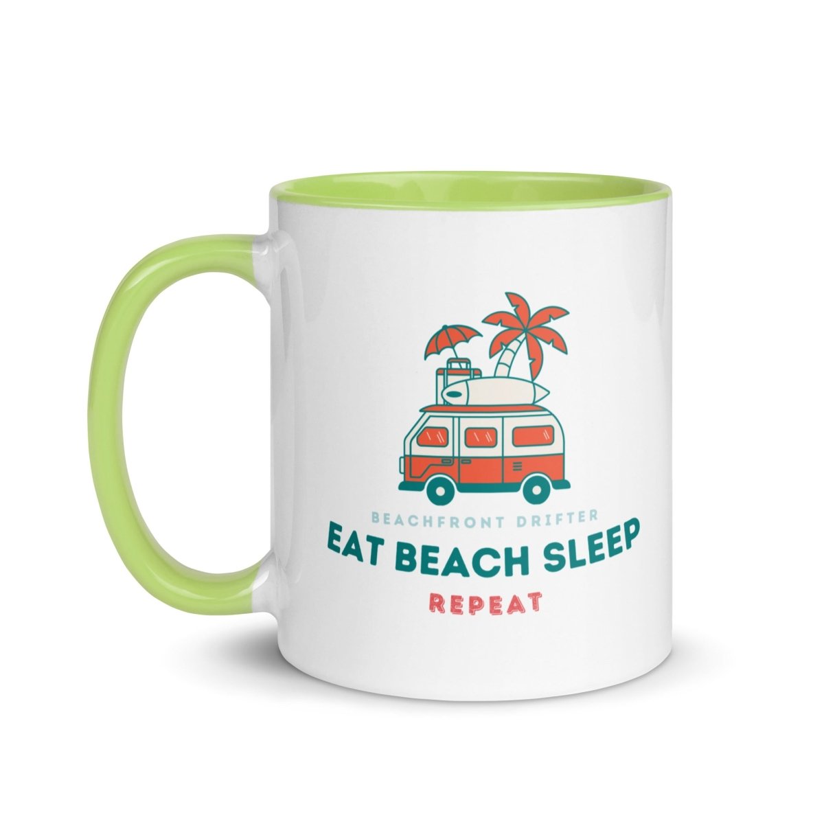 Eat Beach Sleep Repeat Mug - beachfrontdrifter