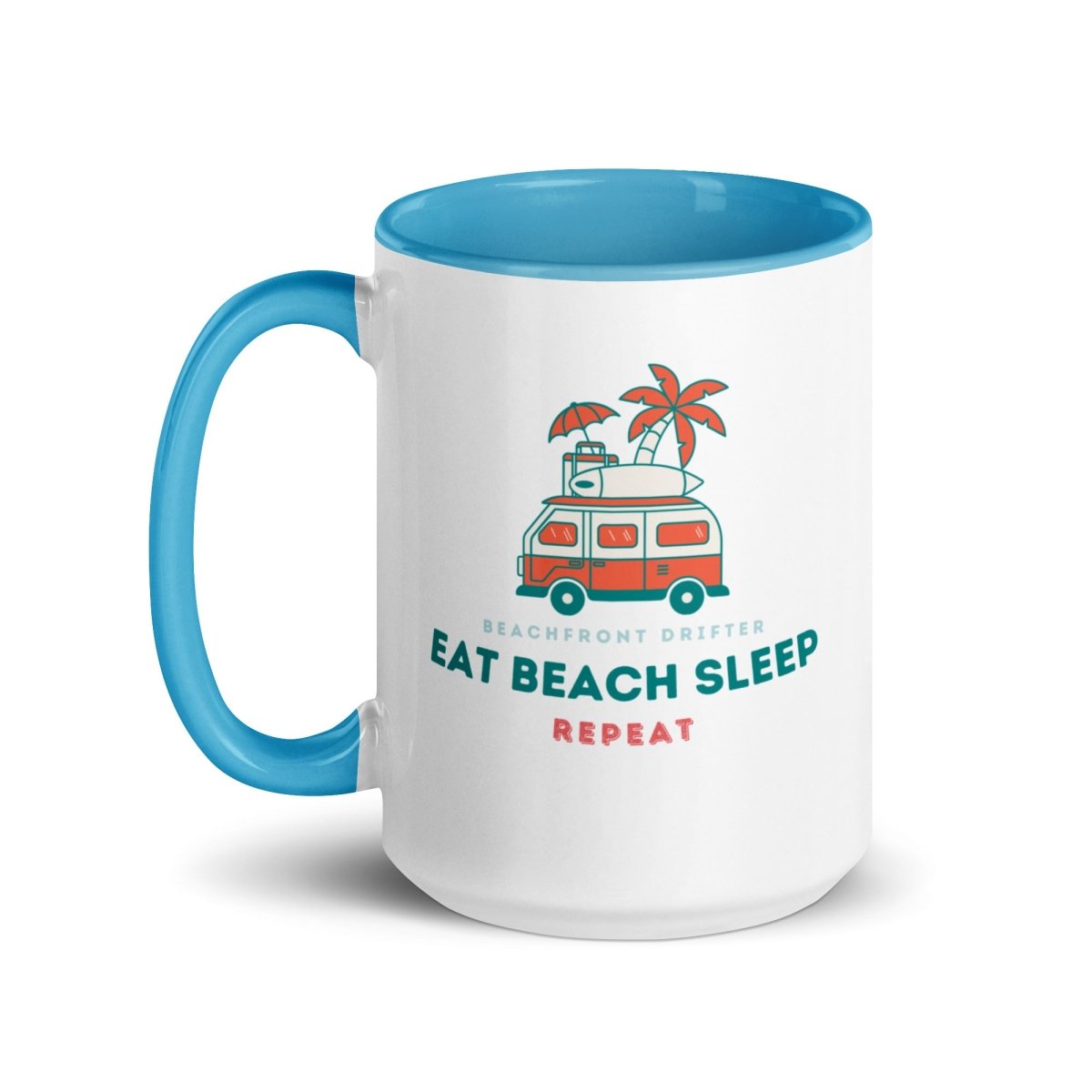 Eat Beach Sleep Repeat Mug - beachfrontdrifter