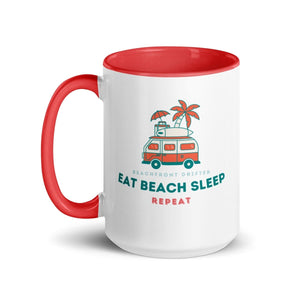 Eat Beach Sleep Repeat Mug - beachfrontdrifter
