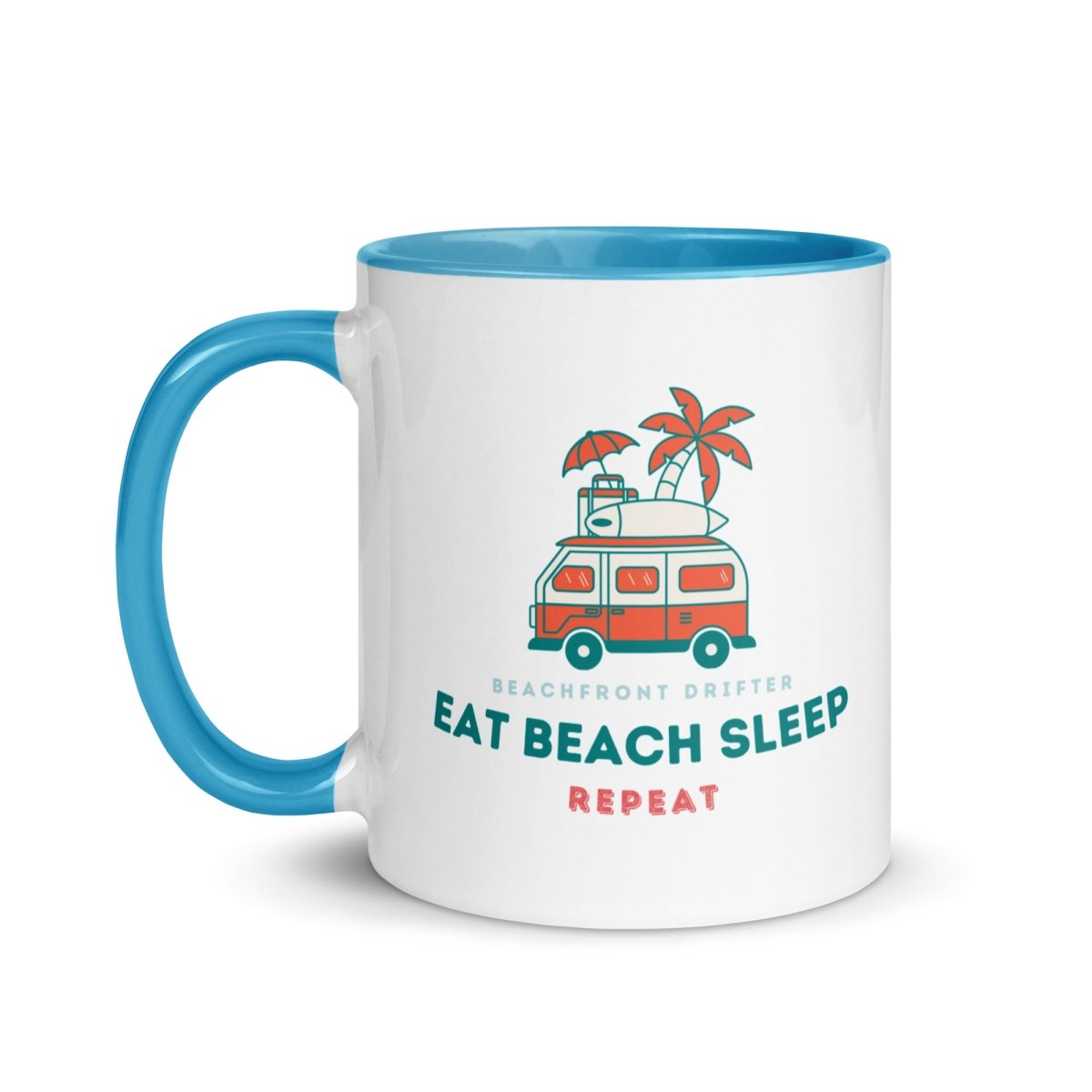 Eat Beach Sleep Repeat Mug - beachfrontdrifter