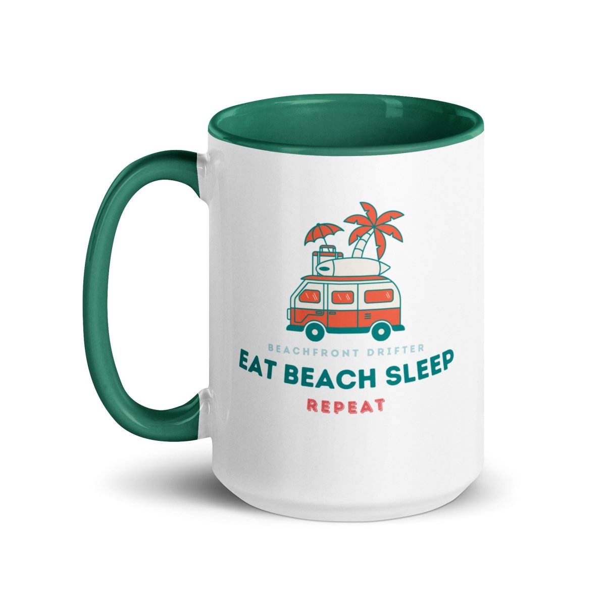 Eat Beach Sleep Repeat Mug - beachfrontdrifter