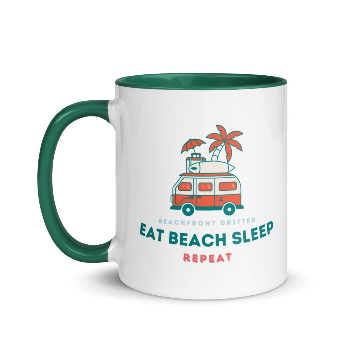 Eat Beach Sleep Repeat Mug - beachfrontdrifter