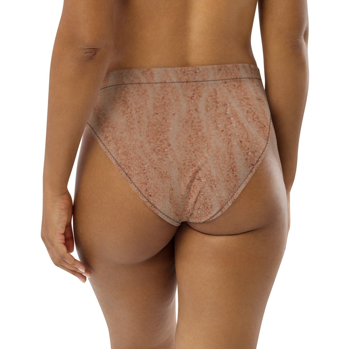 High-Waisted Bikini Bottom - Bahamas Sands XT - beachfrontdrifter