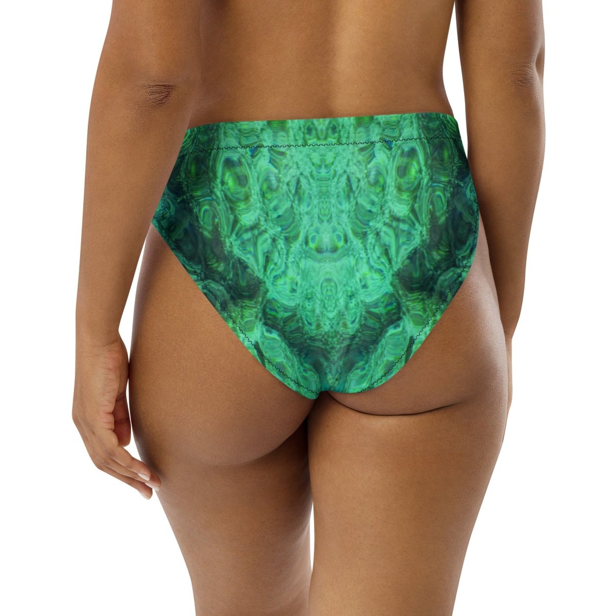 High-waisted Bikini Bottom - Underwater Views XT - beachfrontdrifter