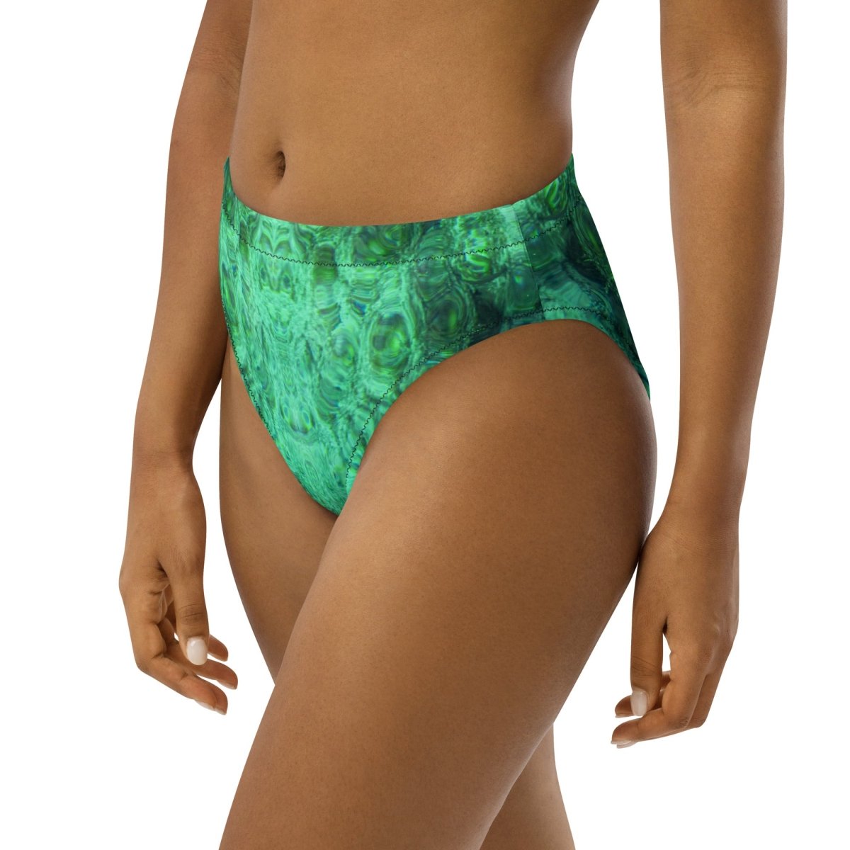 High-waisted Bikini Bottom - Underwater Views XT - beachfrontdrifter