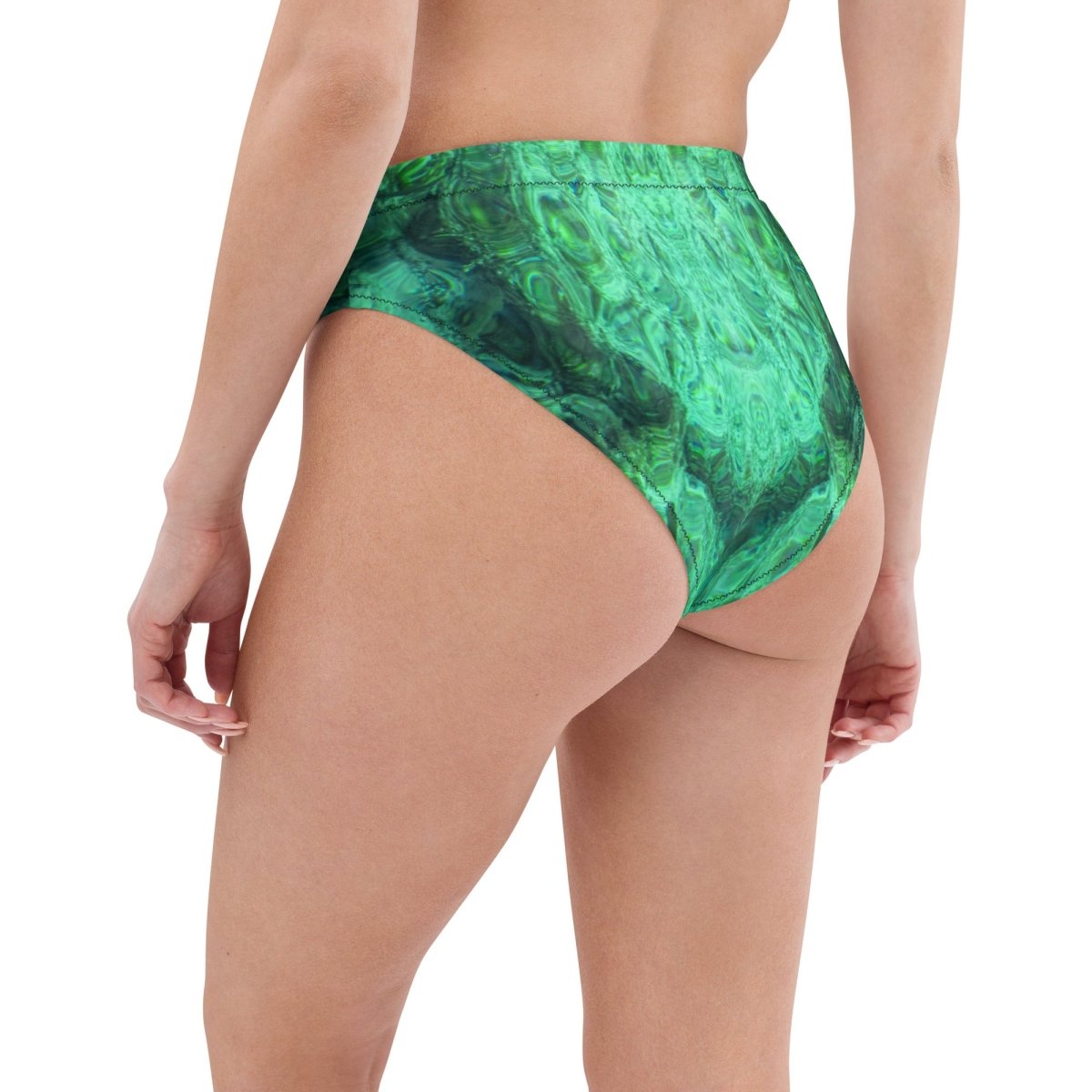 High-waisted Bikini Bottom - Underwater Views XT - beachfrontdrifter