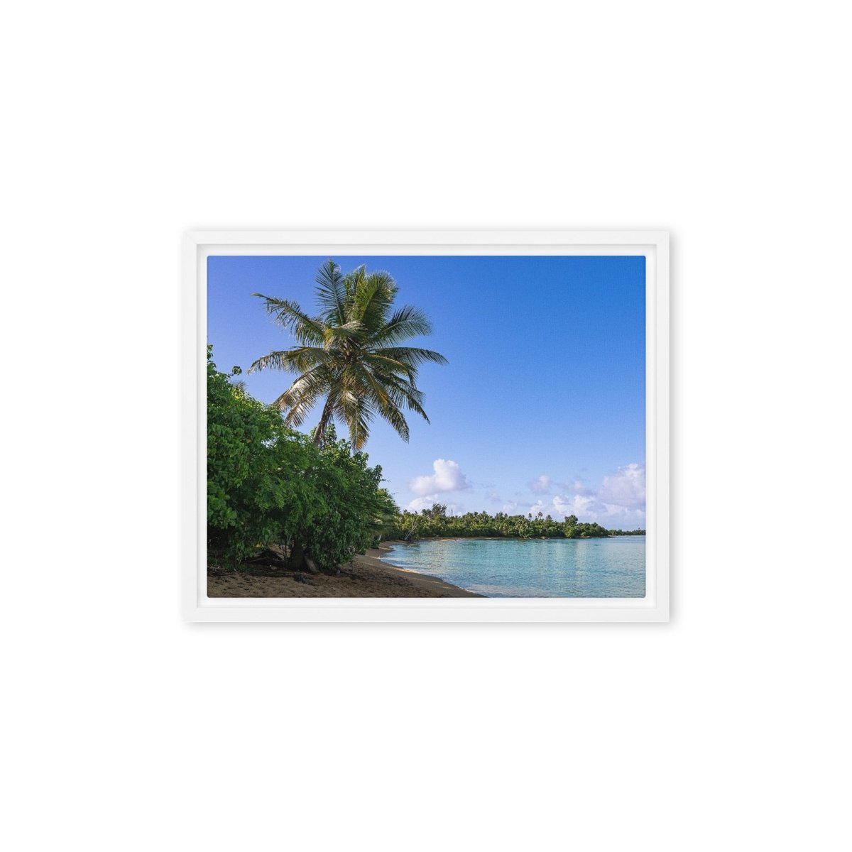 Playa Punta Arenas Framed Canvas - beachfrontdrifter