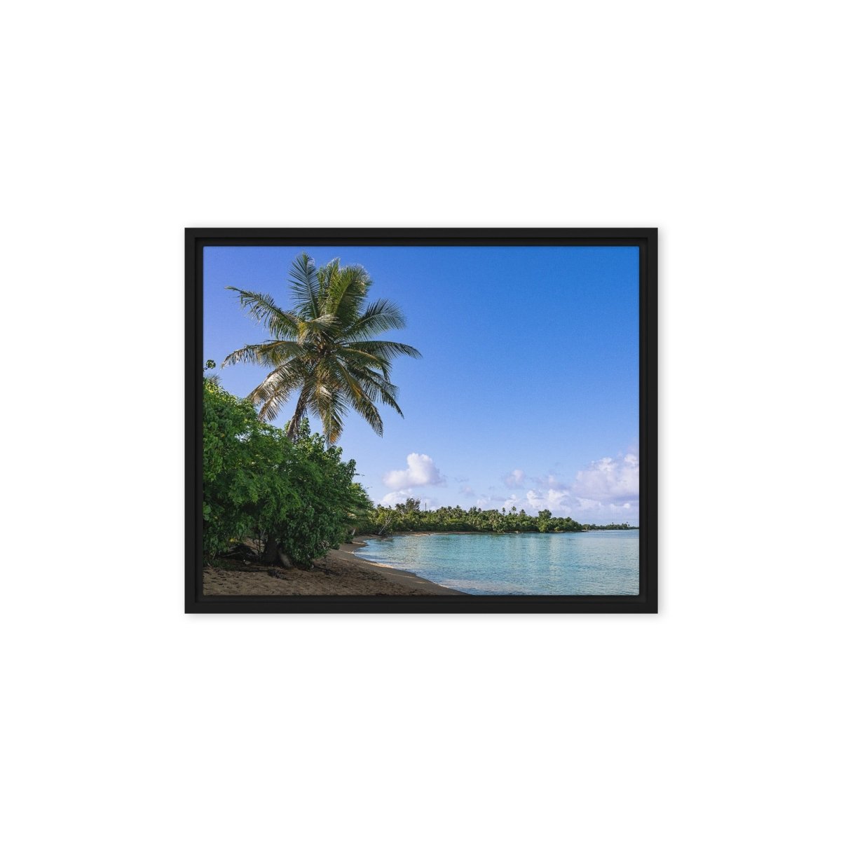 Playa Punta Arenas Framed Canvas - beachfrontdrifter