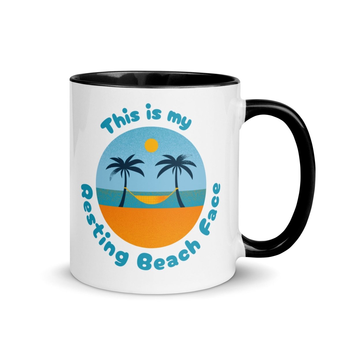 Resting Beach Face Mug - beachfrontdrifter