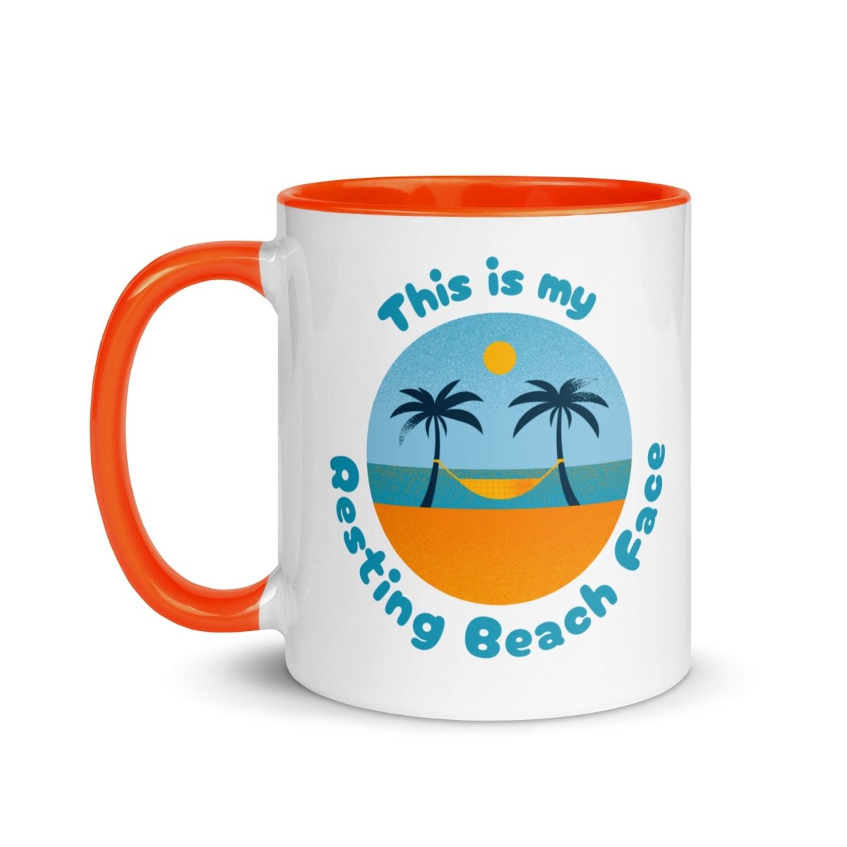 Resting Beach Face Mug - beachfrontdrifter