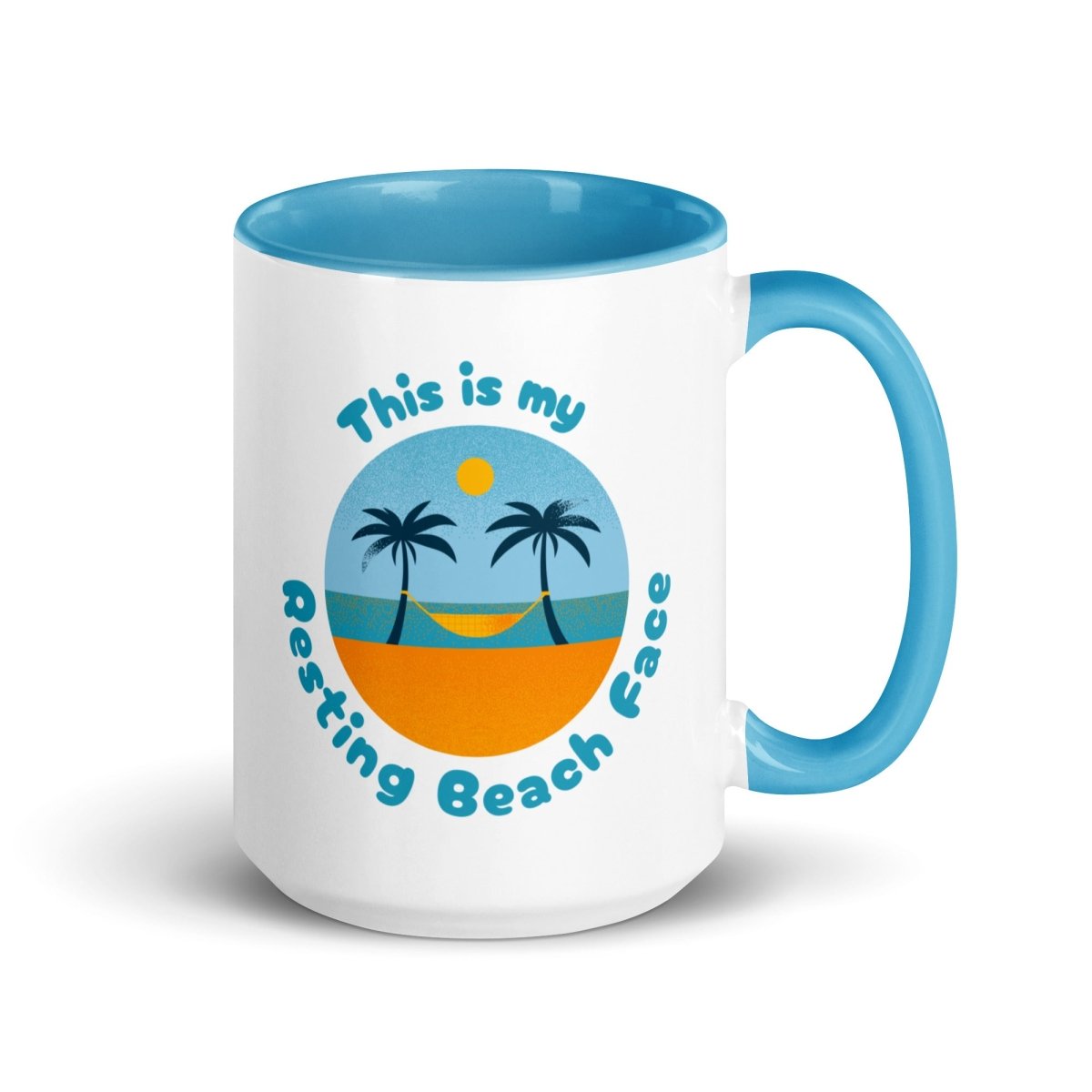 Resting Beach Face Mug - beachfrontdrifter