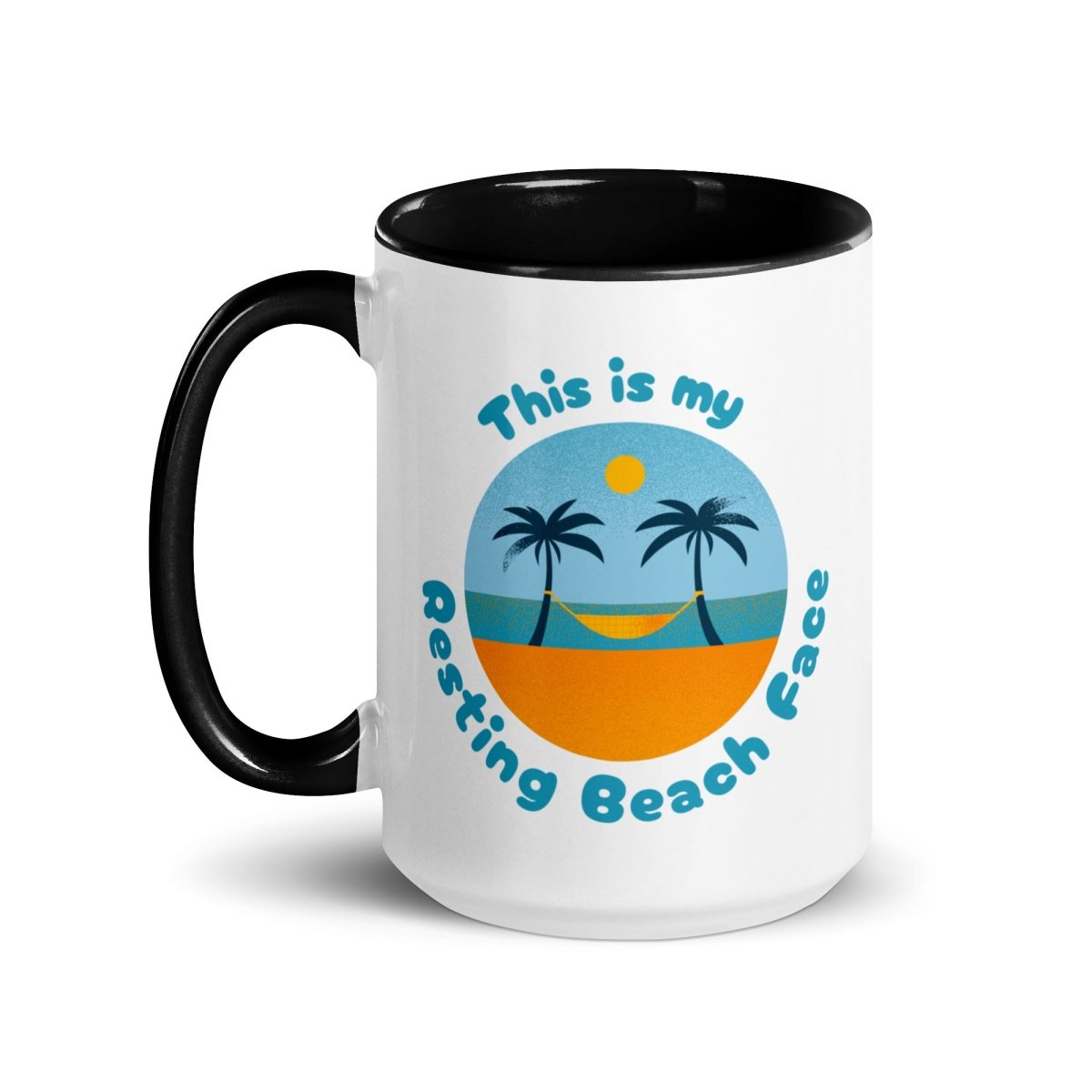 Resting Beach Face Mug - beachfrontdrifter