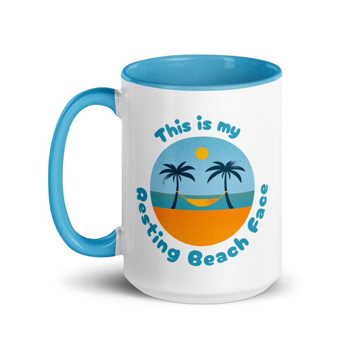 Resting Beach Face Mug - beachfrontdrifter