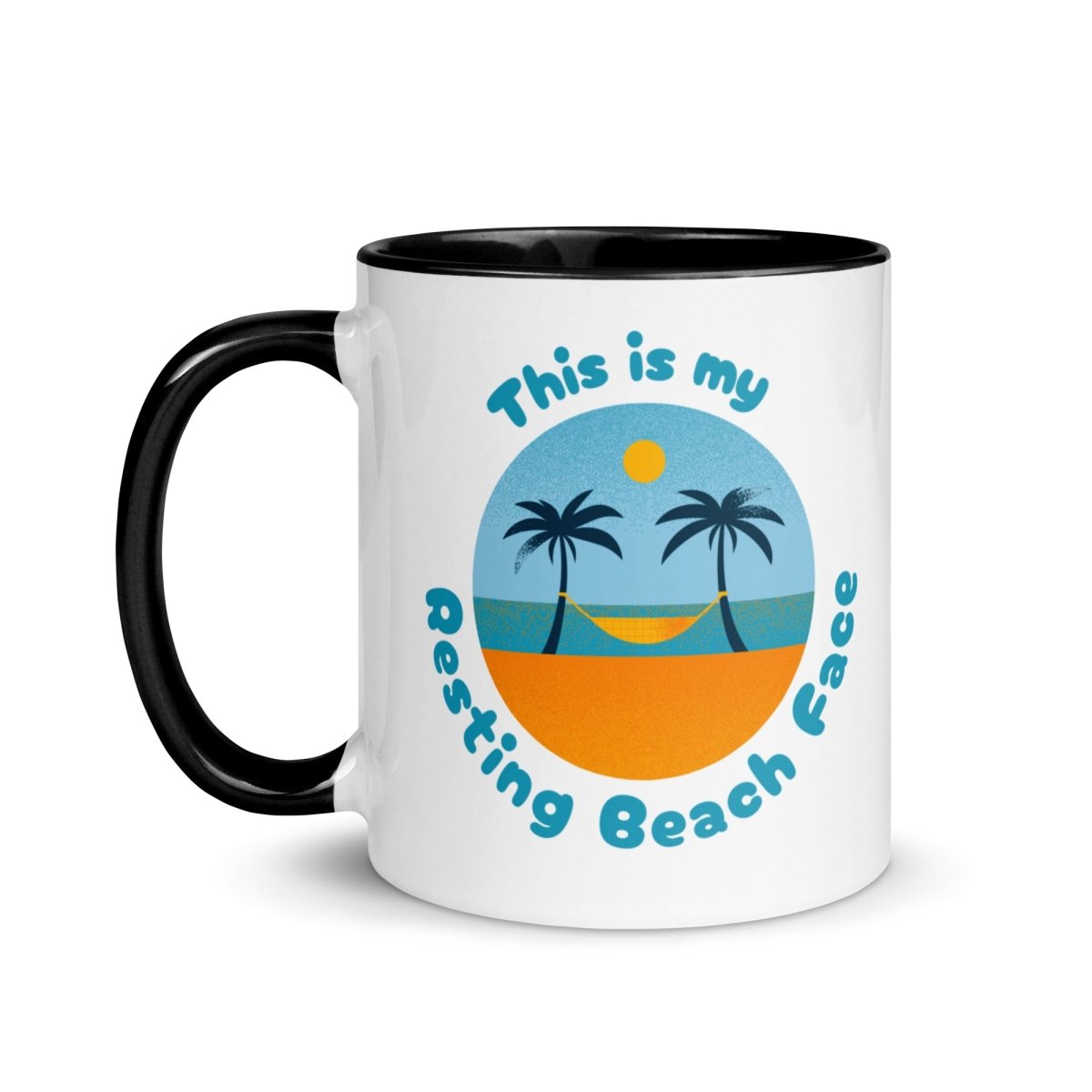 Resting Beach Face Mug - beachfrontdrifter