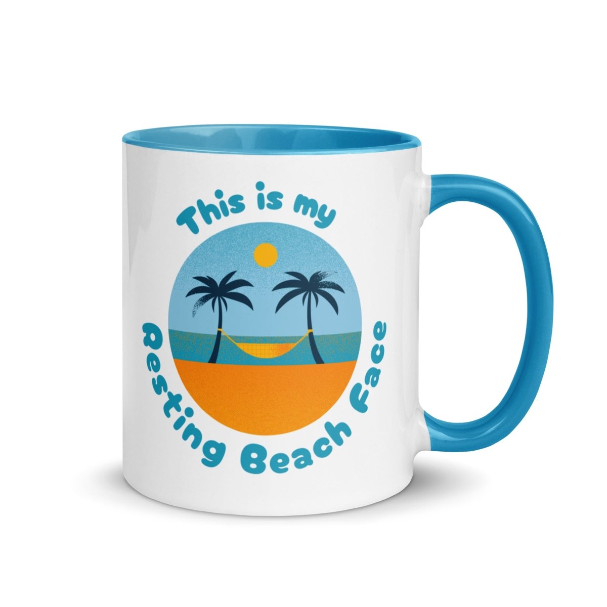 Resting Beach Face Mug - beachfrontdrifter