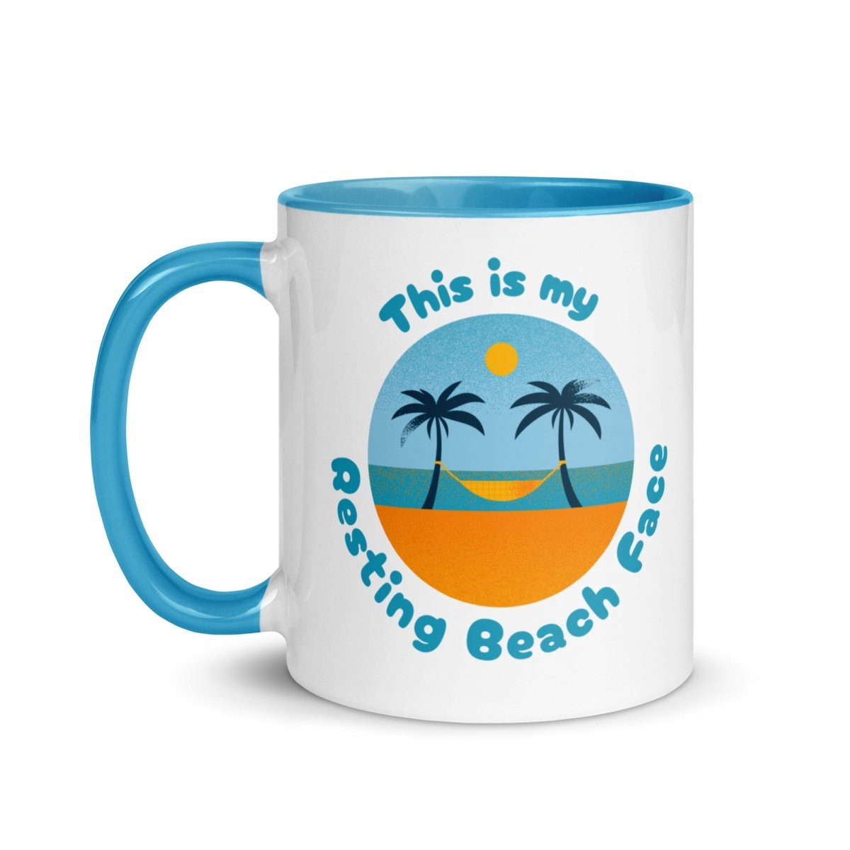 Resting Beach Face Mug - beachfrontdrifter