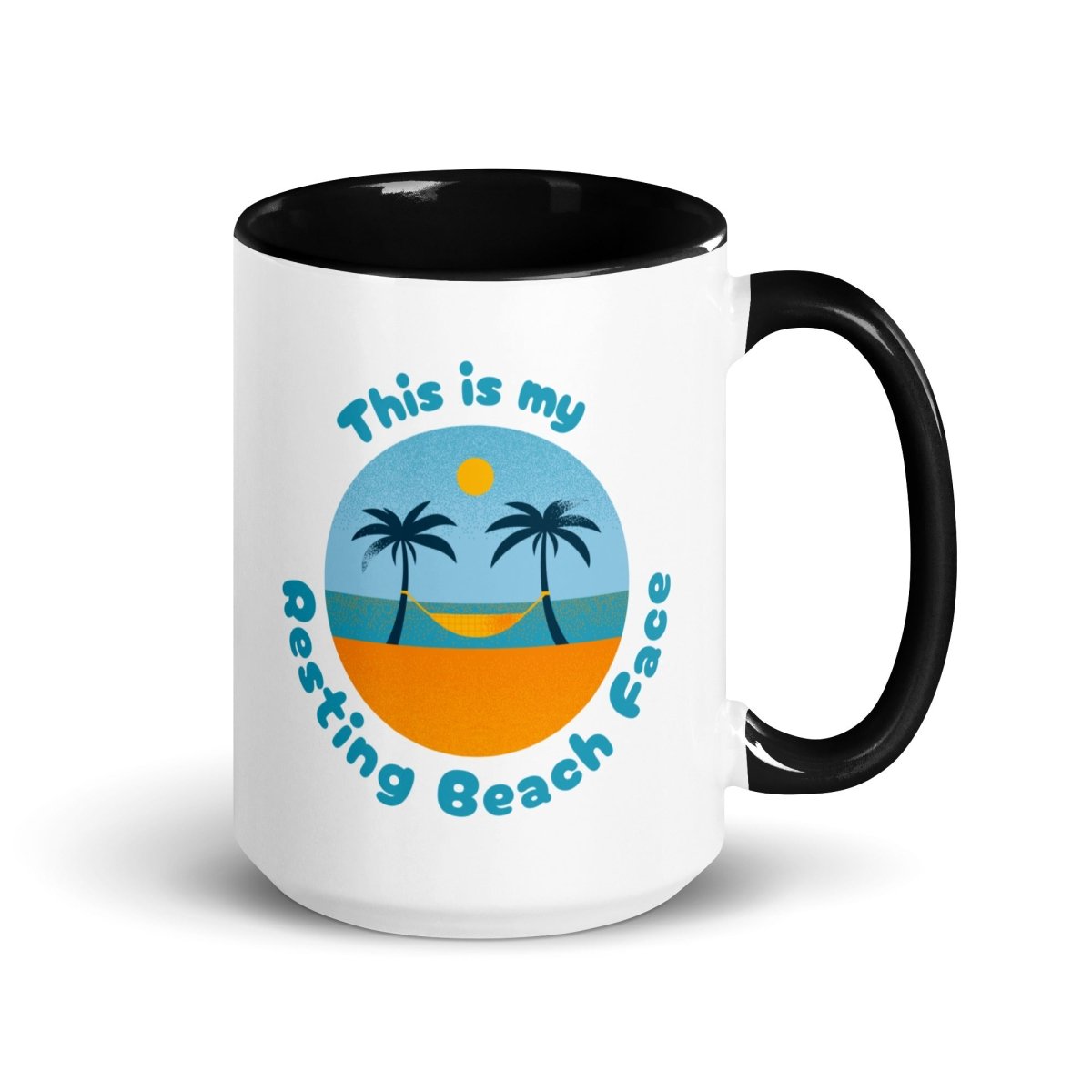 Resting Beach Face Mug - beachfrontdrifter