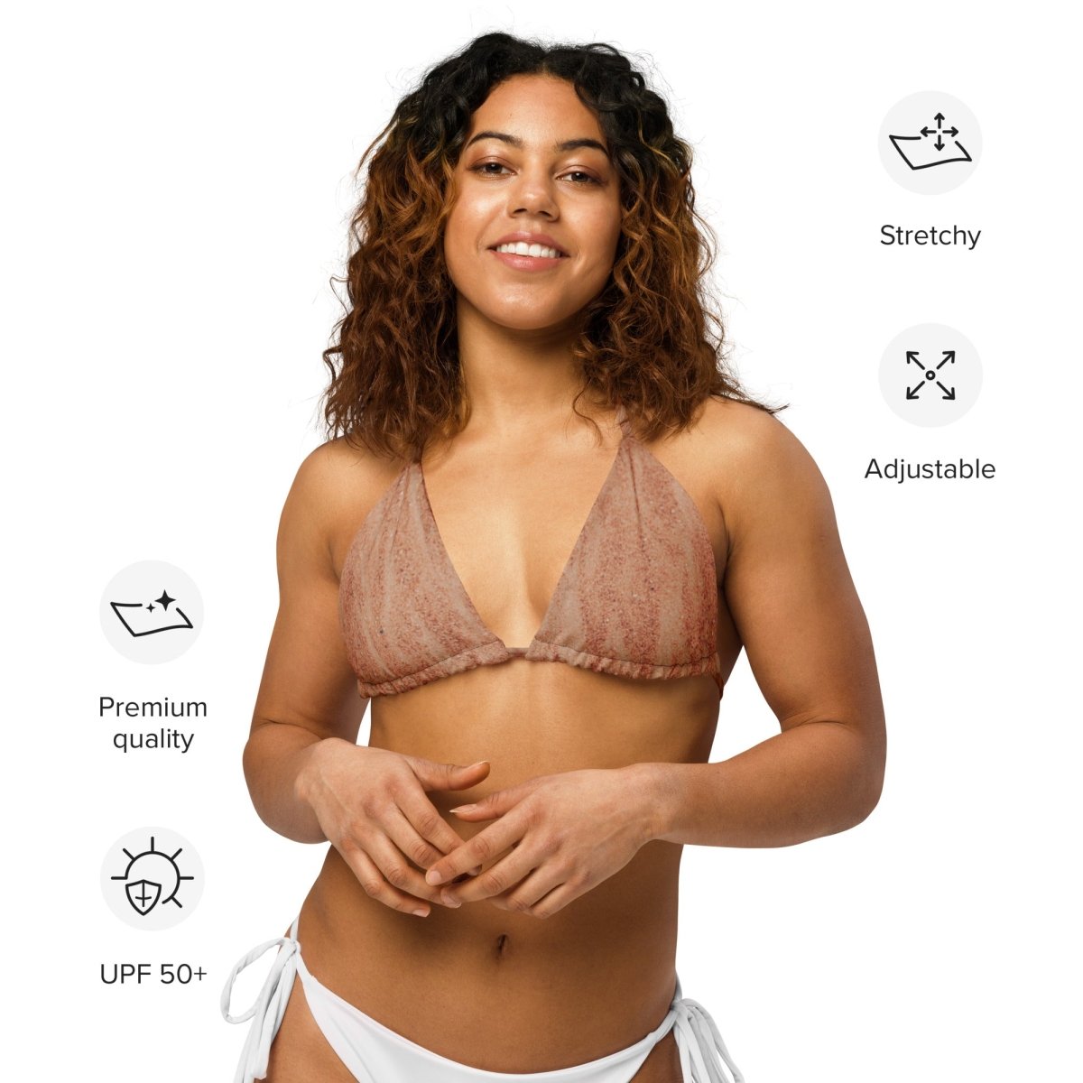 String Bikini Top - Bahamas Sands XT - beachfrontdrifter