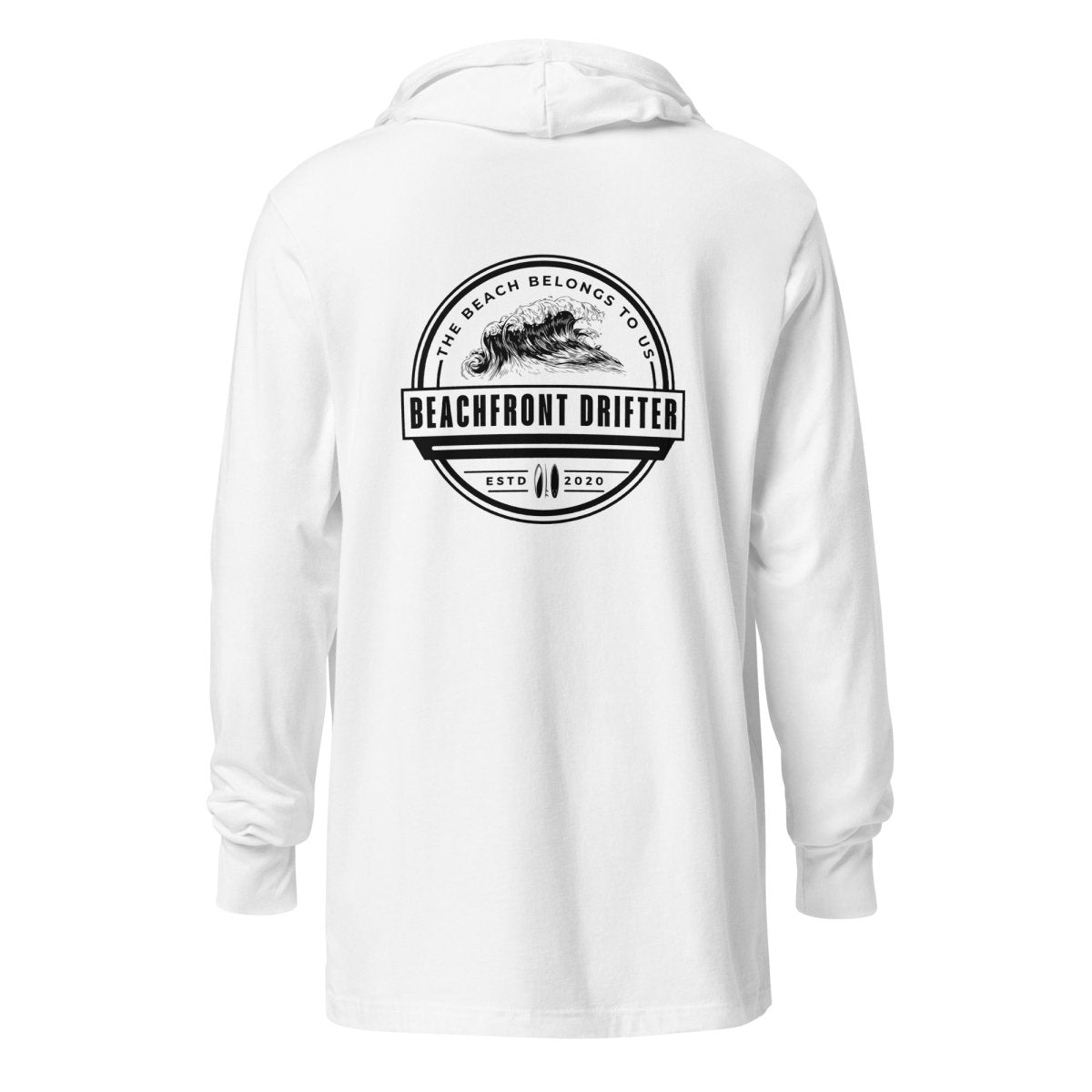 Beach Belongs Hooded Long-Sleeve Tee - beachfrontdrifter