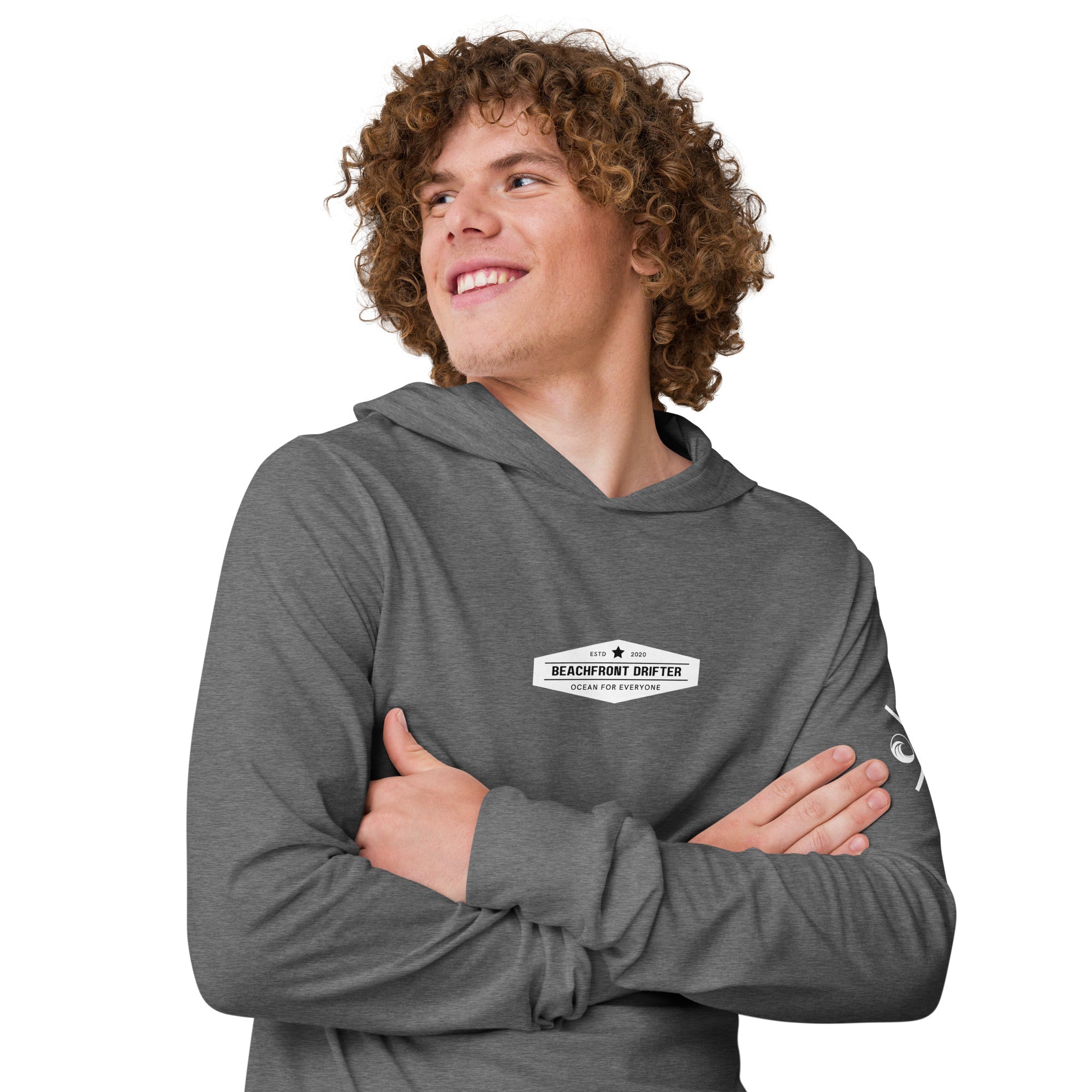 Beach Belongs Hooded Long-Sleeve Tee - beachfrontdrifter