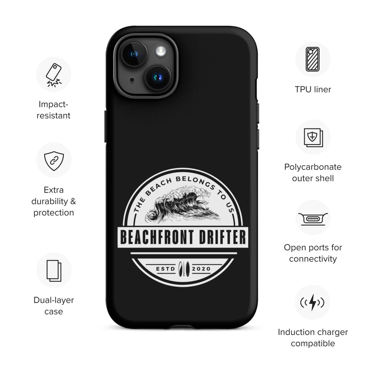 Beach Belongs Tough Case for iPhone® - beachfrontdrifter