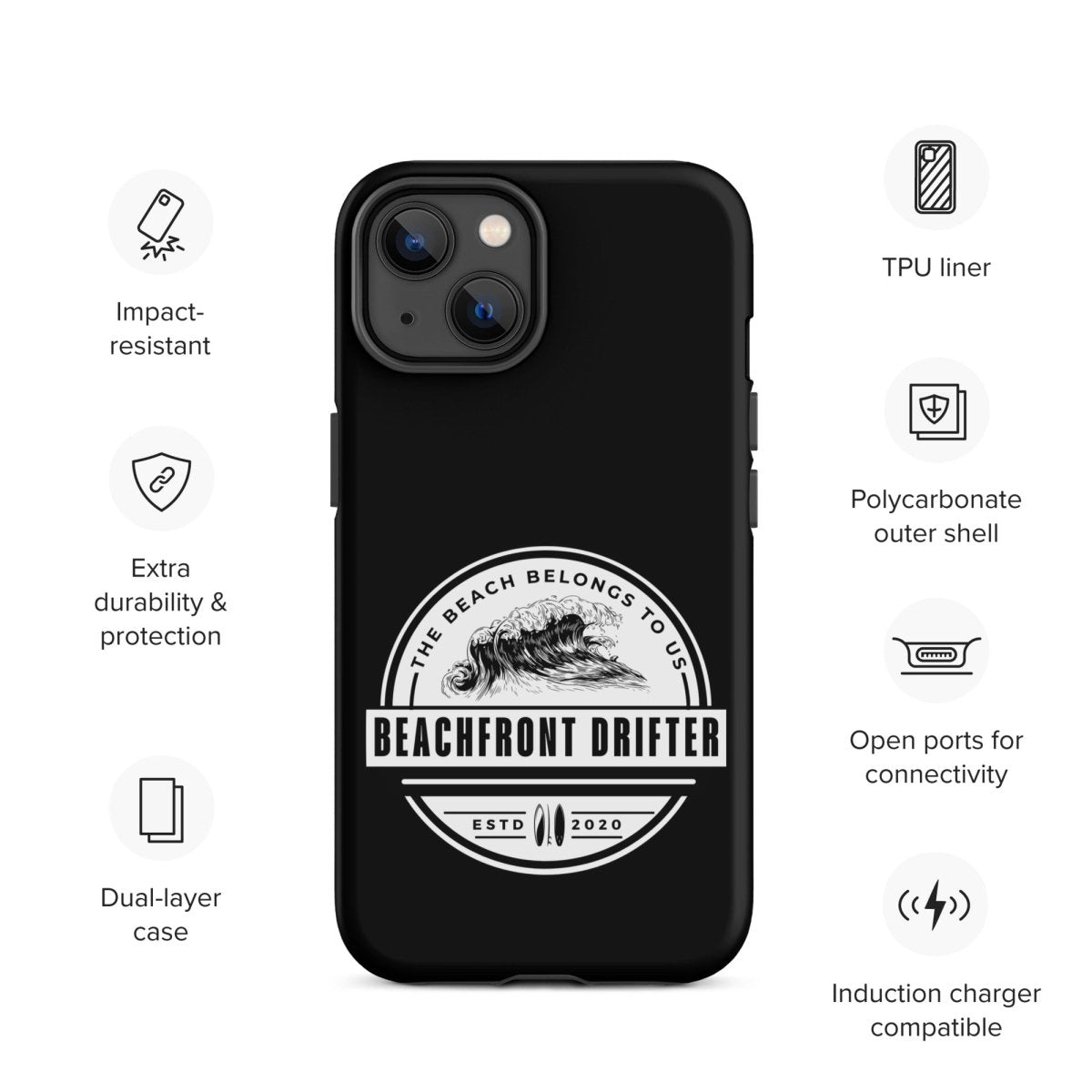 Beach Belongs Tough Case for iPhone® - beachfrontdrifter